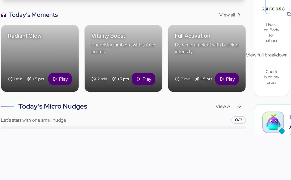 Moments, Guided Audio preview